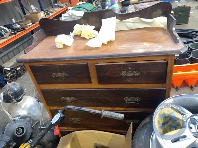 Chest of drawers antique pine