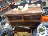 Chest of drawers antique pine