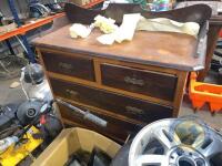 Chest of drawers antique pine - 2