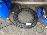 3/8 hydraulic hose approx 40ft with fittings