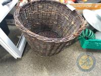 Wicker log basket - 2