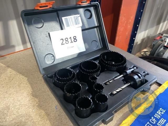 11 Piece core drill bits