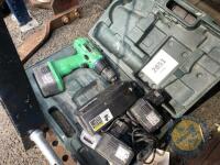 Hitachi drill, charger and batteries - 2