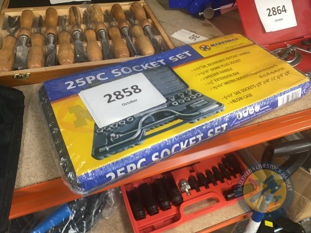 25pc socket set