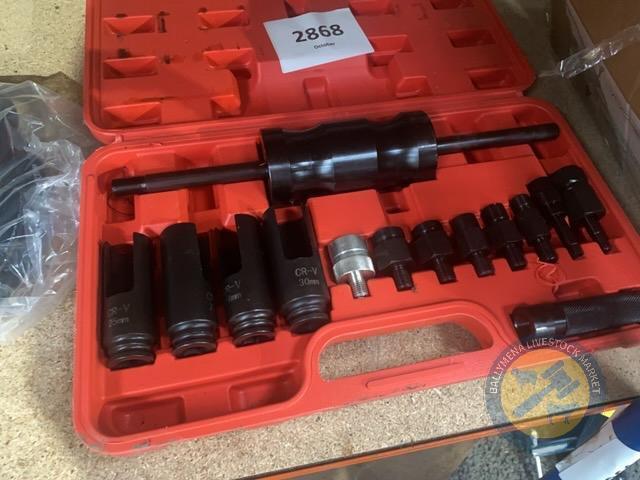 Heavy duty bearing puller set