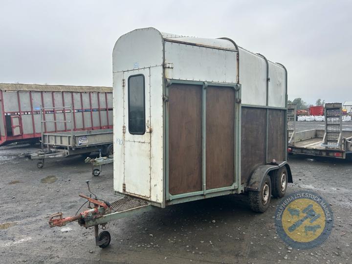 Homemade double horsebox with spare wheel