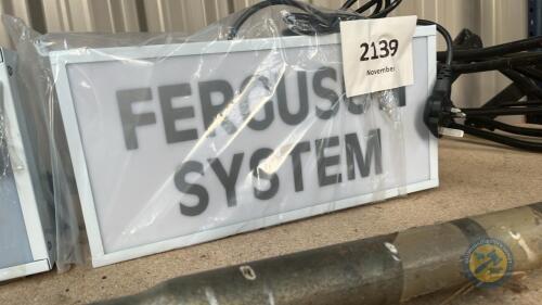 New led ferguson sign