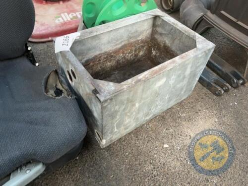 Galvanised tank