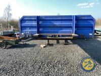 45ft lorry flat bed tri axle trailer - 2