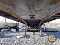 45ft lorry flat bed tri axle trailer - 3