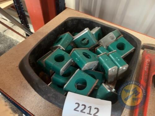 Approx 40inch pipe clamps new