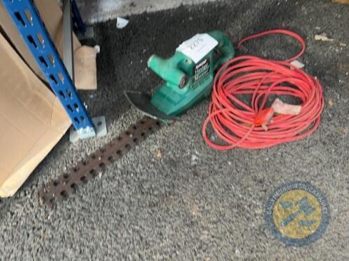 Electric hedge trimmers