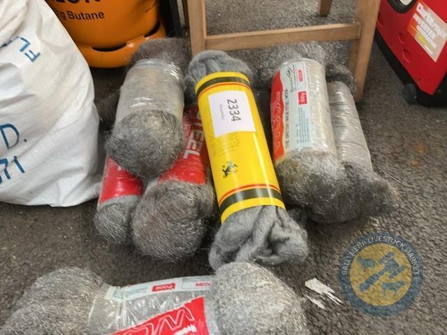 7 rolls of wire wool