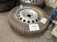 165/70/14 tyre on 4x100 pcd rim - 2