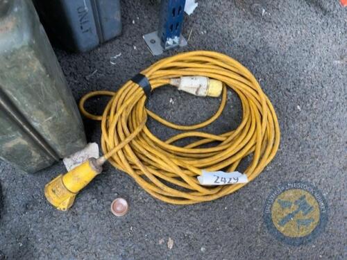 Yellow extension cable