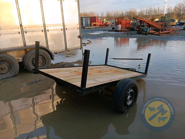 Flat trailer