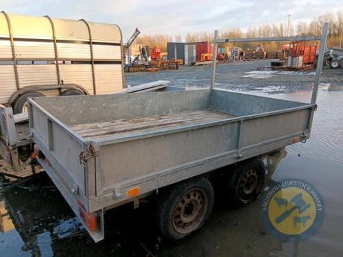 8x5 12m flat bed trailer