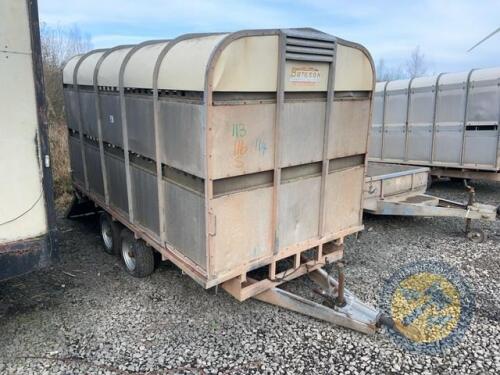 Bateson 12ft livestock trailer