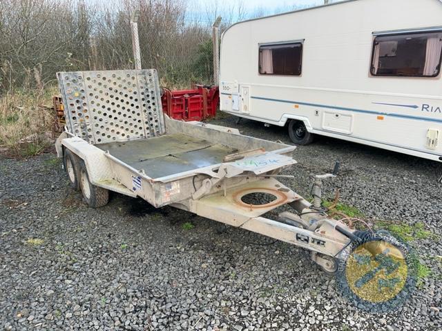 Ifor Williams plant trailer