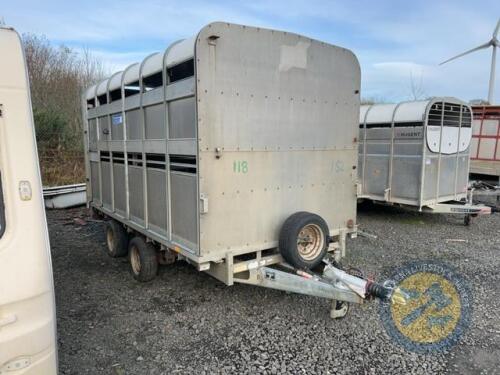 Ifor Willaims 12ft Livestsock trailer