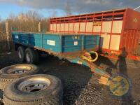 Kane 12tn Dropside trailer, lights & brakes working