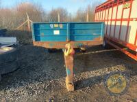 Kane 12tn Dropside trailer, lights & brakes working - 2