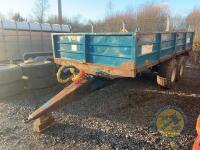 Kane 12tn Dropside trailer, lights & brakes working - 3