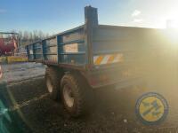 Kane 12tn Dropside trailer, lights & brakes working - 7