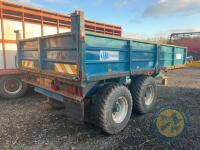 Kane 12tn Dropside trailer, lights & brakes working - 8