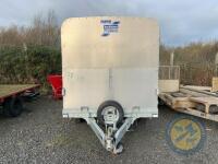 Ifor Willaims Livestock trailer c/w dividing gate and spare wheel - 2