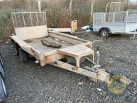 Ifor Williams plant trailer