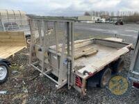 Ifor Williams plant trailer - 8