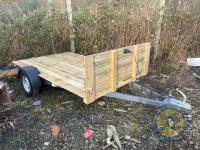 Approx 9x5'6" Flat trailer refurbished