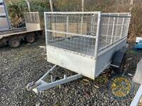 Galvanised 7x4 Mesh Trailer Single axle - 3