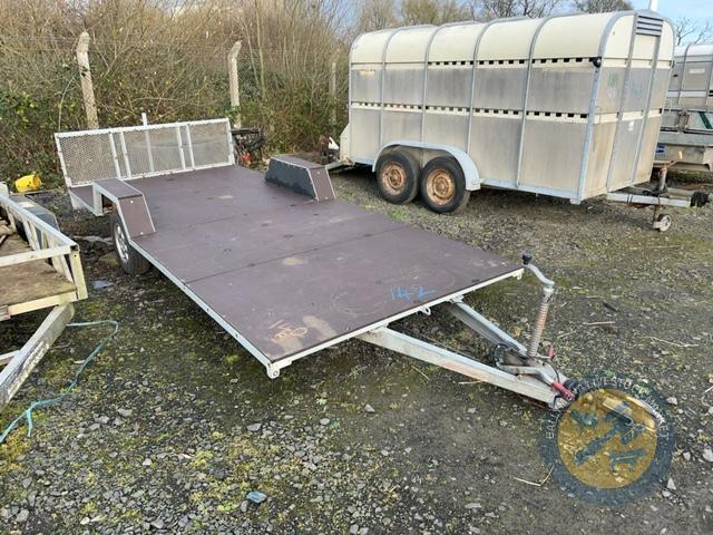 12x7'2 flat trailer