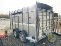 Ifor Williams TA510 12ft cattle traielr with folding sheep decks, cattle & sheep dividing gate - 5