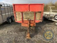 Twin axel tipping trailer - 2