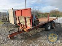 Twin axel tipping trailer - 3