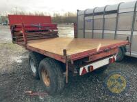 Twin axel tipping trailer - 5