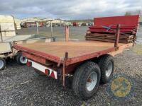 Twin axel tipping trailer - 6