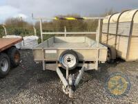 12x6 Hudson flat bed trailer tandem axel - 2