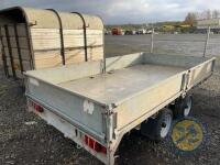 12x6 Hudson flat bed trailer tandem axel - 7