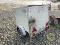 Broniss 4x3 box/dog trailer galvanised - 3