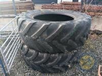 2x 600/65 R38 tractor tyres - 4