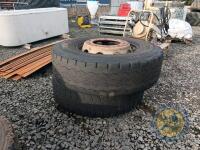 2 10 stud lorry wheels 315/80 R22.5 - 4