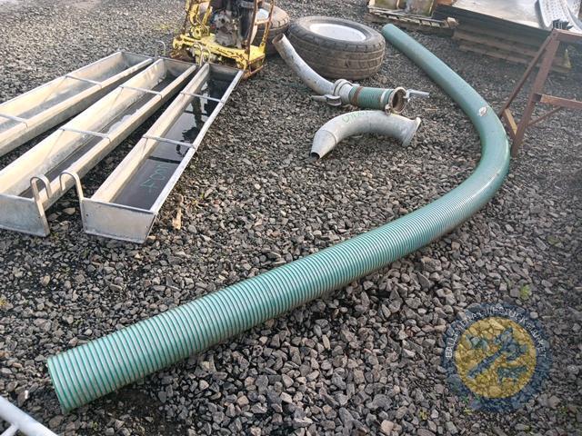 Slurry pipe hose & 2 fittings 5"