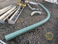 Slurry pipe hose & 2 fittings 5" - 2