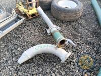 Slurry pipe hose & 2 fittings 5" - 5