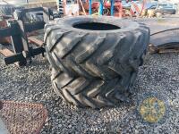 495/70 R24 2 off alliance tyres - 3