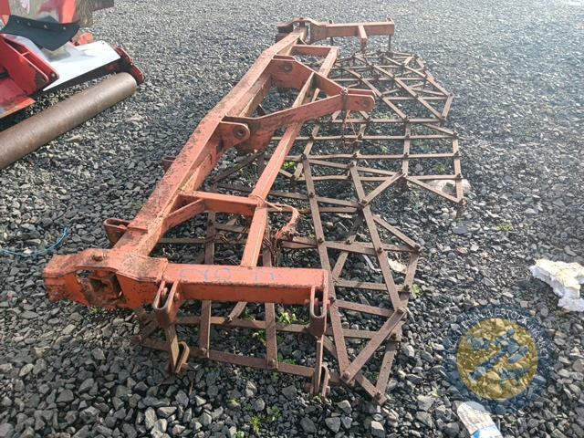 15ft folding chain harrow (orange)